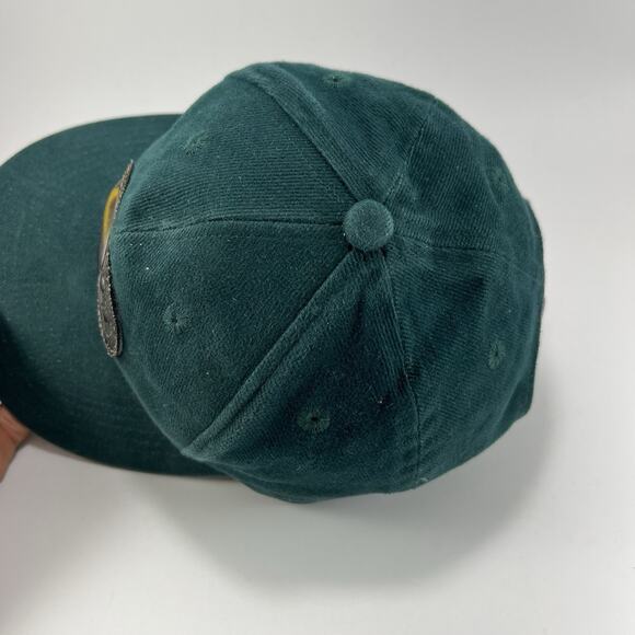 Nike Air Swoosh Vintage 90's Adjustable Strapback Cap Hat Green Bubble Logo - Picture 5 of 9